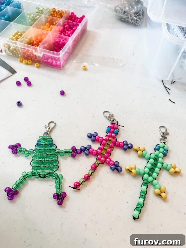 Bead animals.